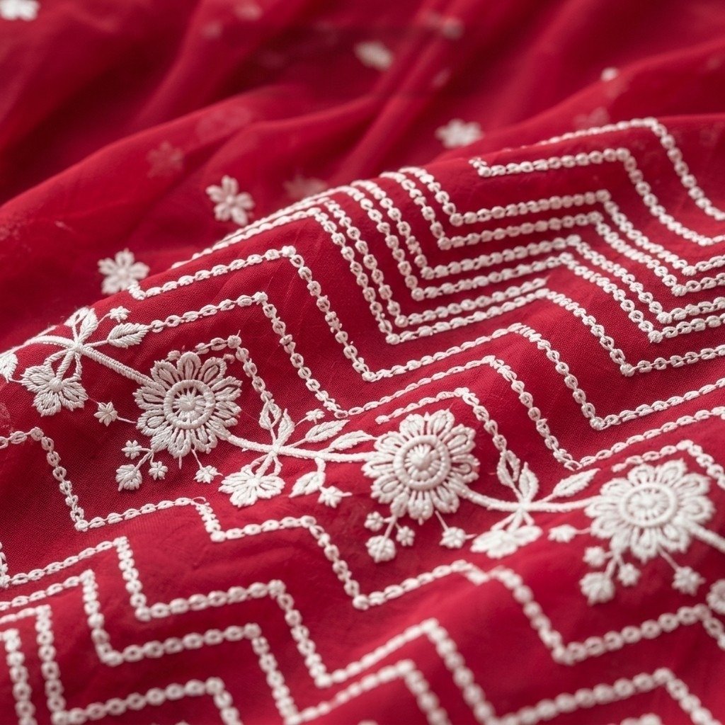 Georgette Embroidered Fancy Gown - Image 4
