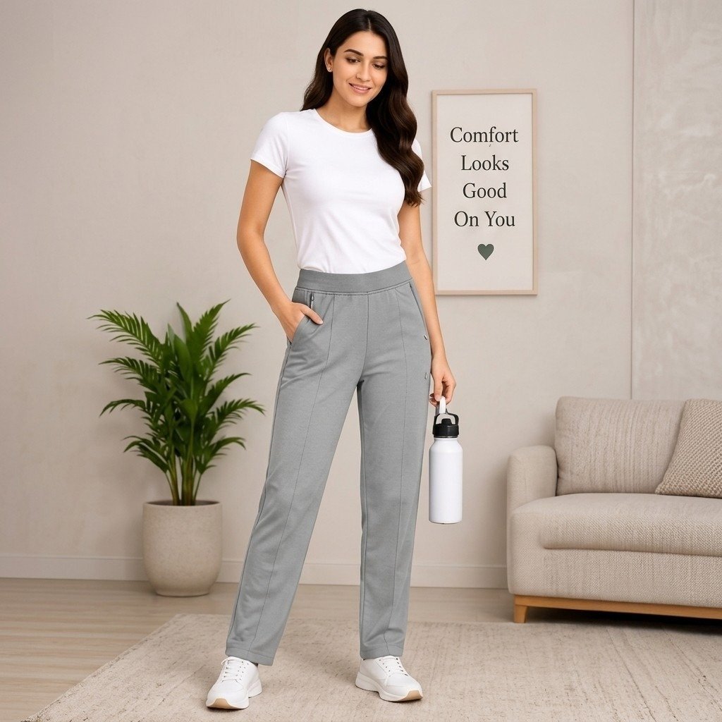 Grey Hosiery Cotton Lower