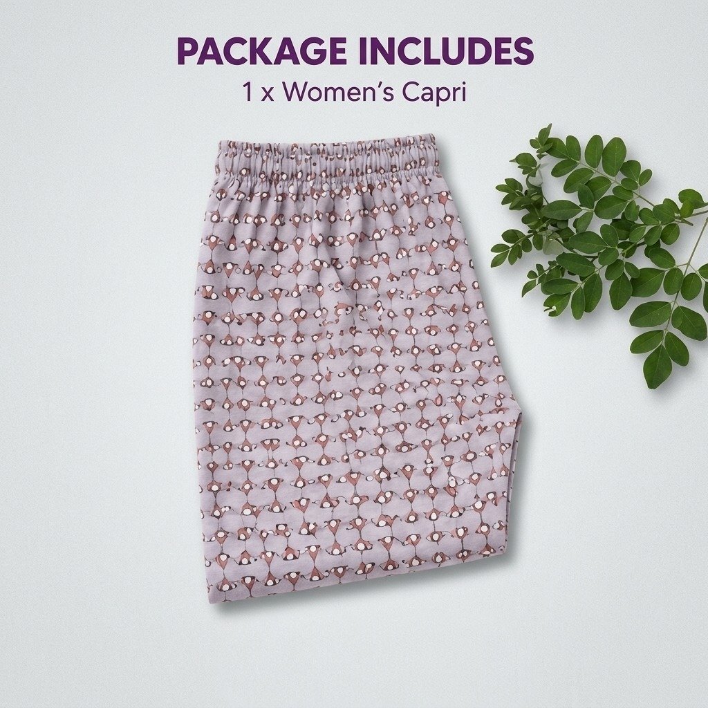 Printed Hosiery Capri - Image 2