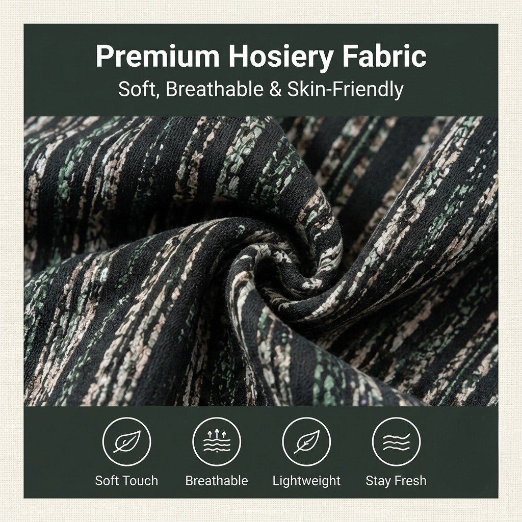Printed Military Hosiery Capri - Image 3